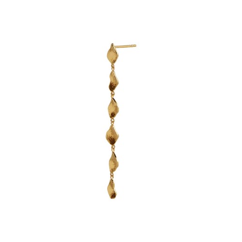 Stine A Lang ørering guld_six dangling Ile de lamour long earring gold 1239-02-s
